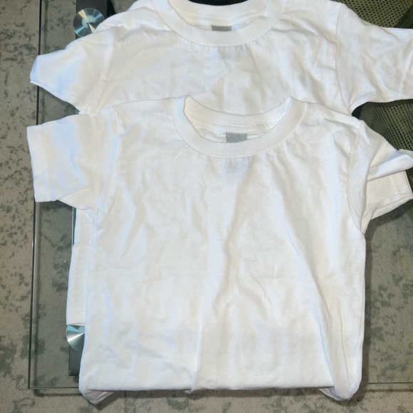 Tops - Set of 2 plain white baby tees